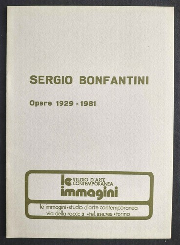 Sergio bonfantini opere 1929 - sergio,