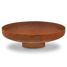 BBQ Toro Braciere Ø 70 cm effetto ruggine Braciere da esterno con gamba di