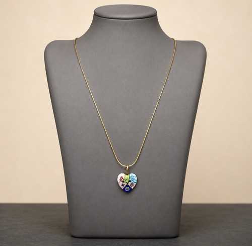 Collana con ciondolo cuore - , in
