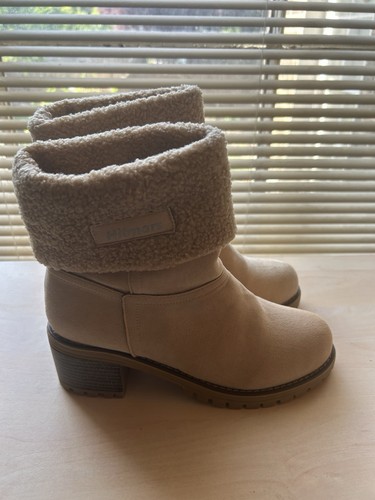 Stivaletti donna beige sabbia