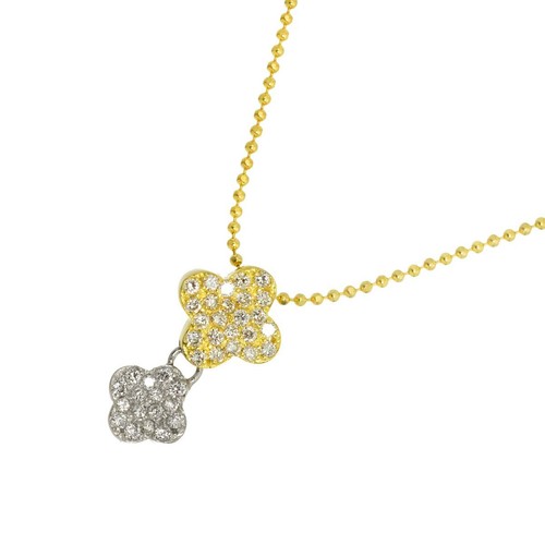 Collana con diamanti ct - collana,