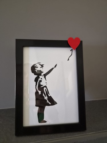 Quadro tributo banksy ragazza - banksy,