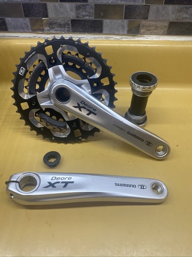 Guarnitura argento shimano - guarnitura,