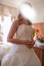 Abito Sposa taglia 42 44 modificabile - con velo e coprispalla