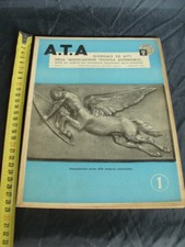 Rivista ATA 1949  Moto Zeta Bianchi Gilera Lancia