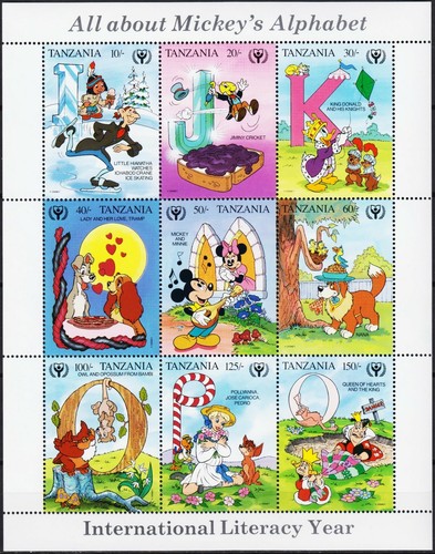 Tanzania 1991 disney - 1991,