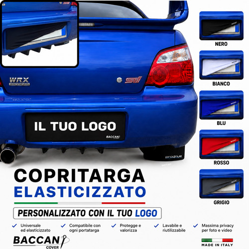 Copritarga auto elasticizzati - copritarga,