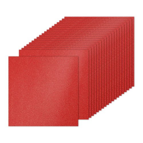 Carta glitter rosso brillante - glitter,