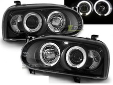 Luuchten per VW GOLF 3 III 91-97 Angel Eyes Schwaarz SONAR LPVW04ET XINO IT