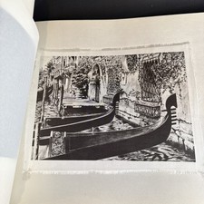 B&W Serigraph Venice Gondola