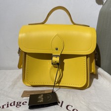 Cambridge Satchel Company TATE The Traveller Giallo Edizione Limitata Nuovo con etichette