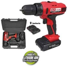 VALEX 1429378 LI LINE TRAPANO AVVITATORE 2 BATTERIE 14,4 V LITIO IN VALIGETTA