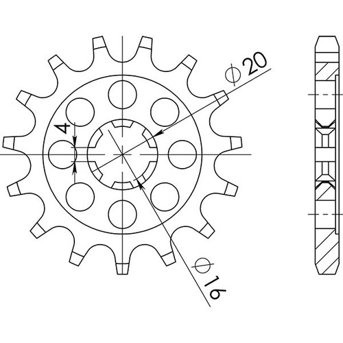 Pignone p428 z13 - pignone, (dis.24100)