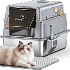 Lettiera per Gatti in Acciaio