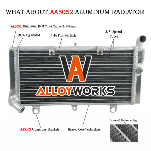 Aluminium radiateur pour honda - aluminium,