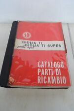 catalogo parti di ricambio Giulia TI TI Super Giulia Super carrozzeria motore