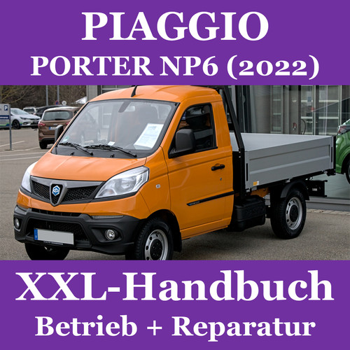 Piaggio porter np6 xxl - piaggio, (2022):