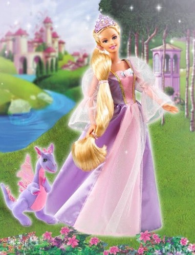 Barbie rapunzel fairytale - barbie, as
