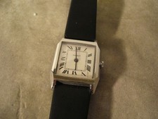 Bellissimo orologio classico vintage Huber tank orologio donna acciaio anni 60 sixties dresswatch