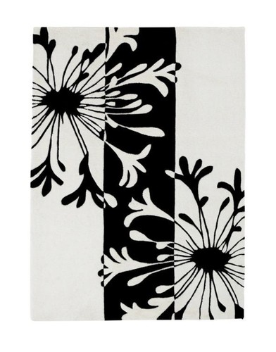Tappeto moderno bianco nero - moderno, e