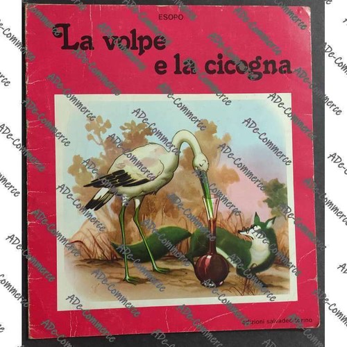 Volpe cicogna esopo - volpe, e