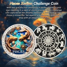 Moneta Sfida Zodiaco Pesci