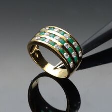 ANELLO ?♥️?CON PIETRE NATURALI IN ORO GIALLO 750/1000, 18KT.