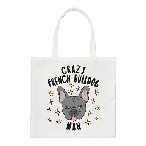 Crazy bulldog francese uomo - bulldog,