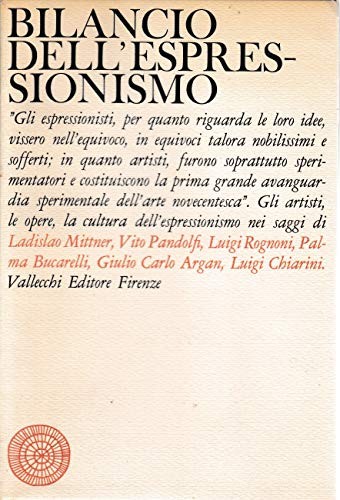 Bilancio dell espressionismo - bilancio, dell'espressionismo