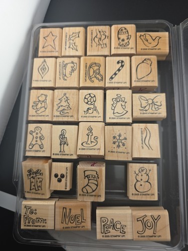 Stampin set merry minis - stampin', set,