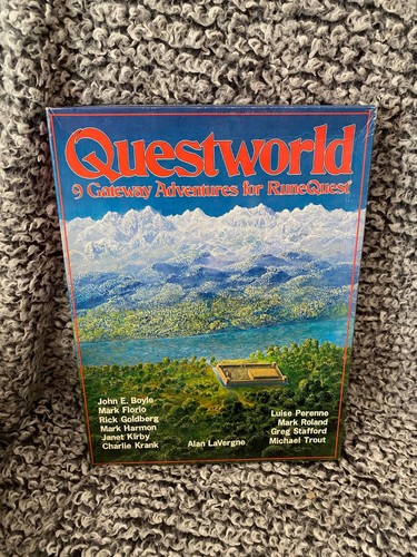 Runequest rpg questworld box - rpg:,