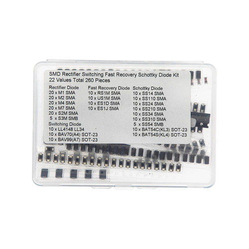 Valori totale 260 pezzi smd - valori,