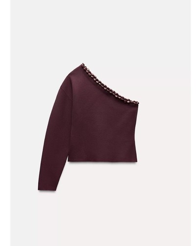 Maglione zara melanzana - maglione,