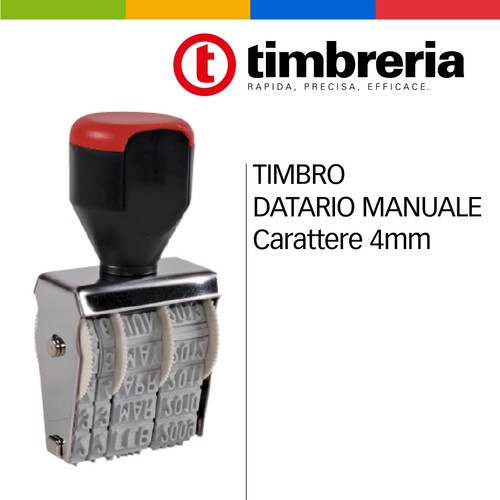 Timbro datario manuale - timbro,