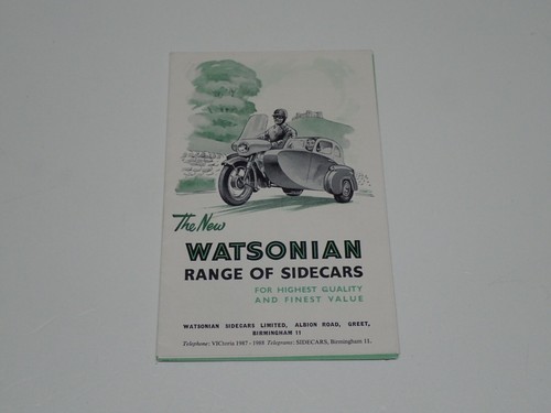 Watsonian carrozzini sidecar - carrozzini,