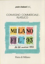 162964 FIERA DI MILANO MILANOFIL MILANO FIL 93 FRANCOBOLLO GATTO DEVON REX