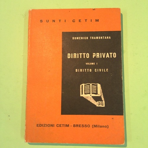 Diritto privato vol - vol, i