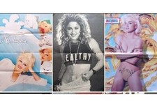 Poster Madonna Vintage anni 80 90 Cioe 54x44 cm + Bravo 40x28 cm + Star 40x28 Cm