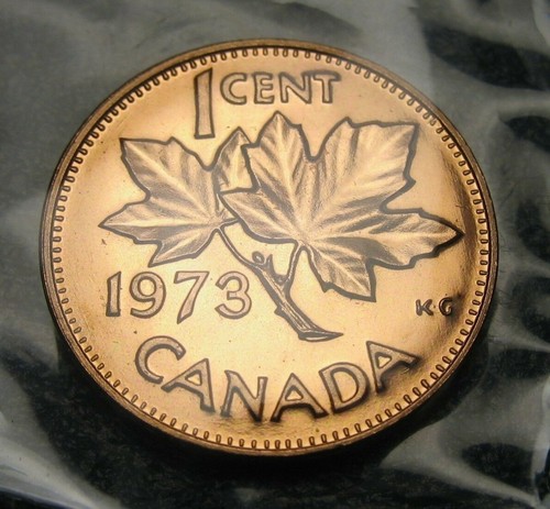 1973 canada one cent - 1973, proof
