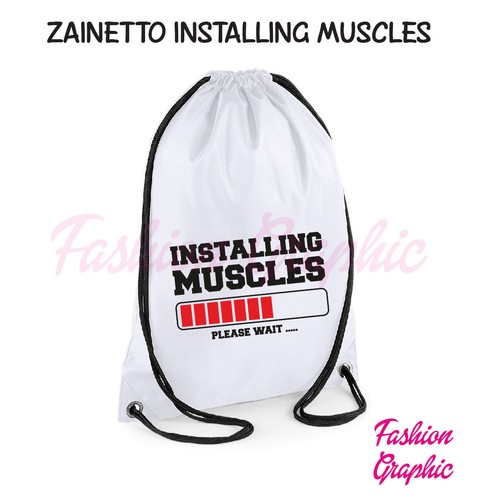 Zaino installing muscles sacca - zaino,
