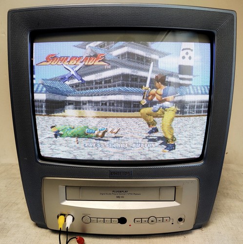 Philips 14pv415 crt vcr - philips, tv/vcr