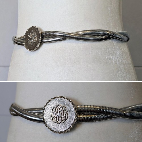 Cintura vintage argento - cintura,