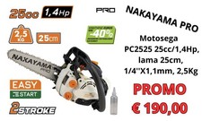 MOTOSEGA DA POTA NAKAYAMA Pro