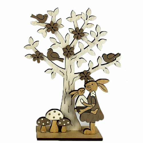 Albero pasqua bianco con - albero,
