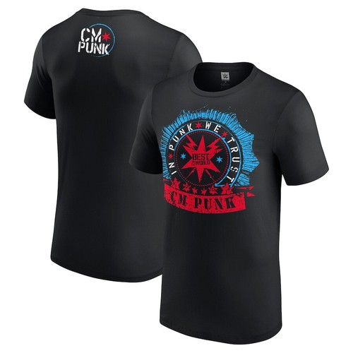 Maglietta wwe black punk in - maglietta, cm