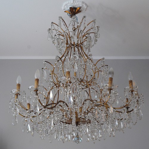 Lampadario vintage artigianato - vintage,