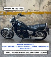 Sono Disponibili Ricambi moto usati scrivi x info Honda VT 500 1986