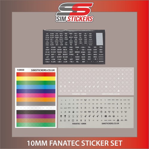 Fanetec 10mm adesivi per auto - adesivi,