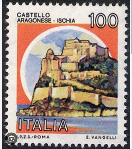 Francobollo 100 lire castello - 100,