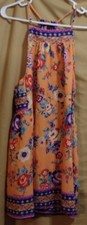 Bebob Orange Floral Sundress